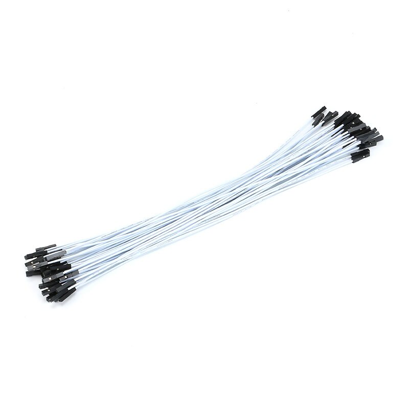 Cable Dupont de 25cm, Cable de puente de 24AWG, 1pin hembra a hembra, 1P-1P, 2,54 MM, , 20 unids/lote