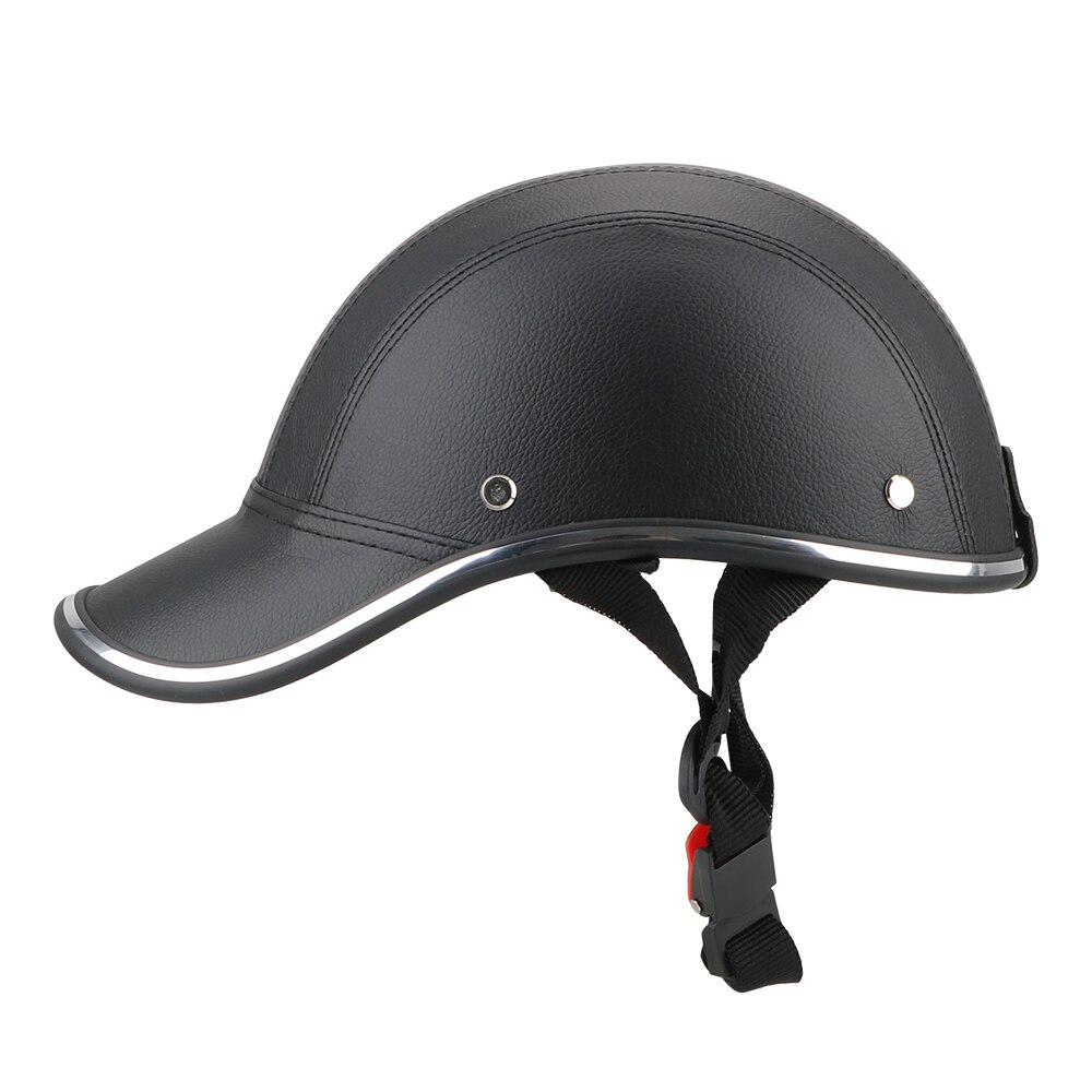Motorfiets Helm Baseball Cap Stijl Veiligheid Harde Motorhelm Hoed Half Gezicht Vintage Zomer Cap Voor Cafe Racer Chopper Scooter: Default Title