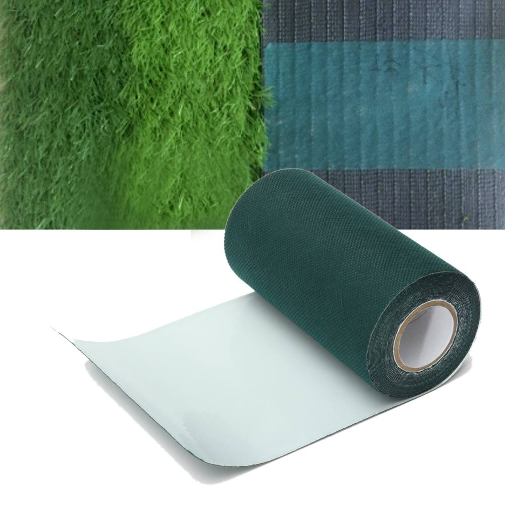 5M X 15Cm Diy Kunstgras Voegwerk Tape Zelfklevende Outdoor Tuin Groene Synthetische Gazon Tapijt Gras Voegwerk naden Tape