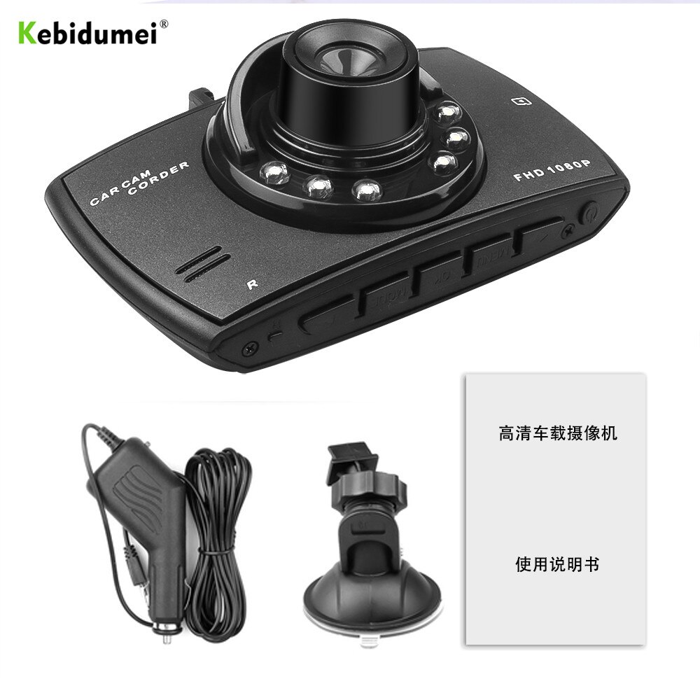 kebidumei Car Camera Dashcam 1080p Full HD DVR Recorder Dash Cam Car DVR Auto View Camera Vehical Car Cam for Cars Night Vision