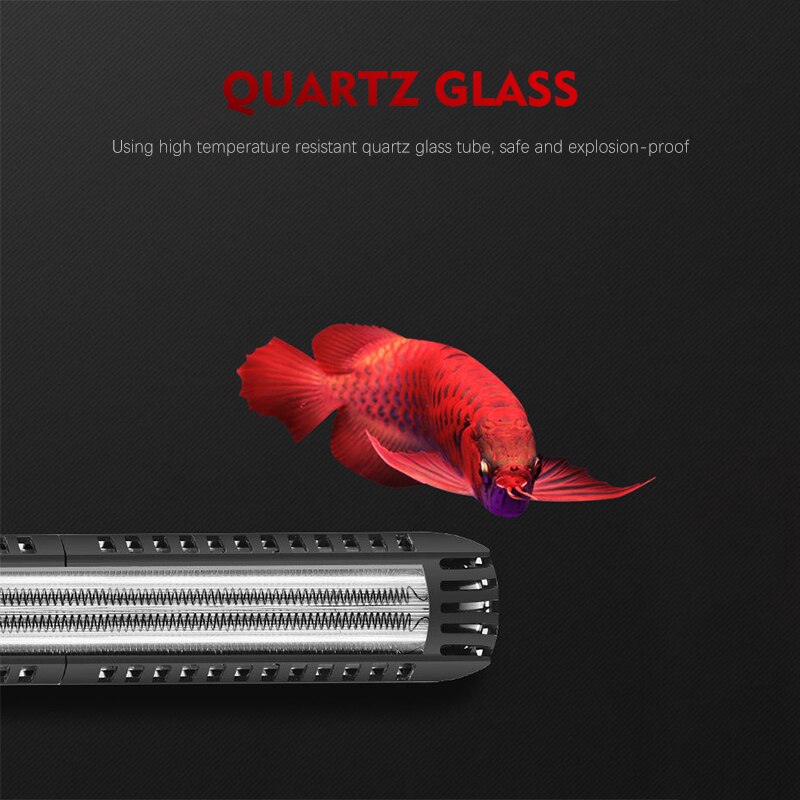 Aquarium Submersible Heater Fish Tank LCD Display Digital Adjustable Water Heating Rod Constant Temperature Control 500W