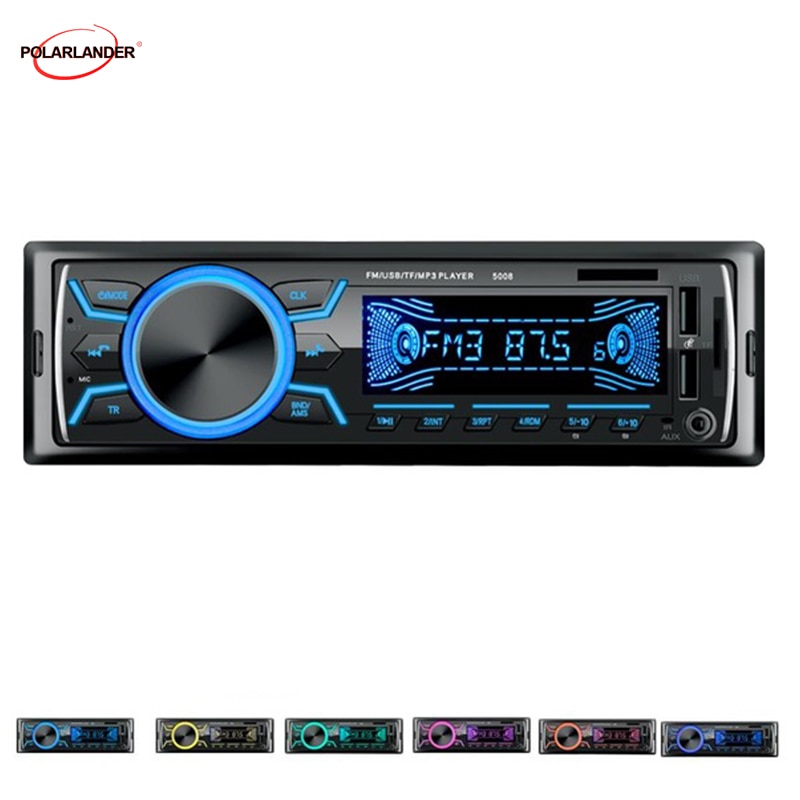 Samochodowy odtwarzacz MP3 Bluetooth 1 hałas radio samochodowe MP3/WMA/WAV obsługa radia FM szybkie ładowanie 12V podwójna obsługa USB USB/TF/AUX w