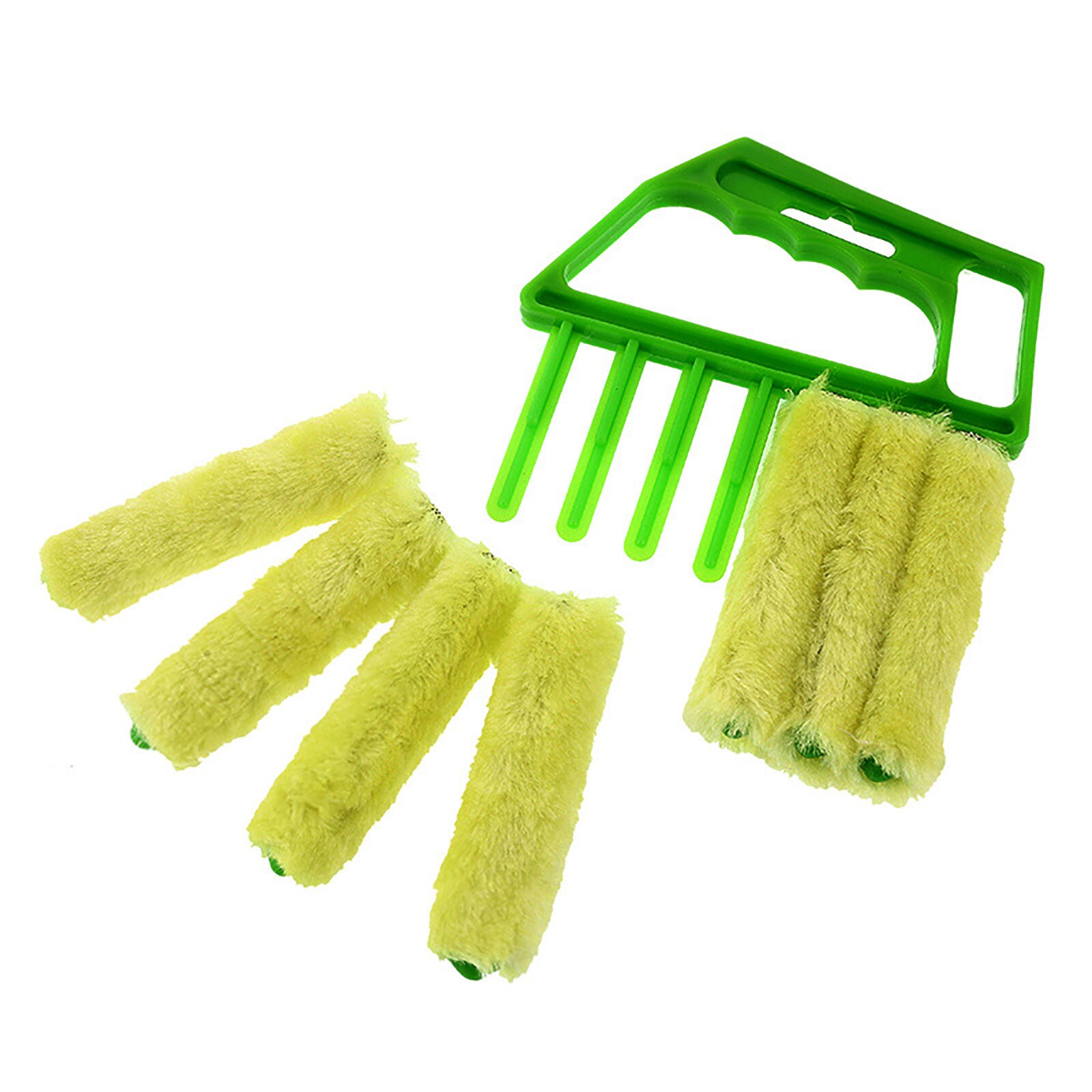 Brosse de nettoyage de stores vénitiens en microfibre, nettoyeur de poussière à lamelles, Clip plumeau de climatiseur de fenêtre, brosse de nettoyage, # YY