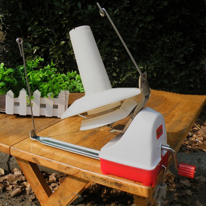 Bobinadora rápida para hilo de fibra, bobinadora de bolas de lana, bobinadora manual, máquina bobinadora de Cable, herramienta de costura de artesanía de hilo de fibra de lana