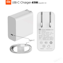 Chargeur d'origine Xiao mi mi USB-C 45 W (Max) sortie intelligente type-c Port USB PD 2.0 QC 3.0 câble de Charge rapide C2C