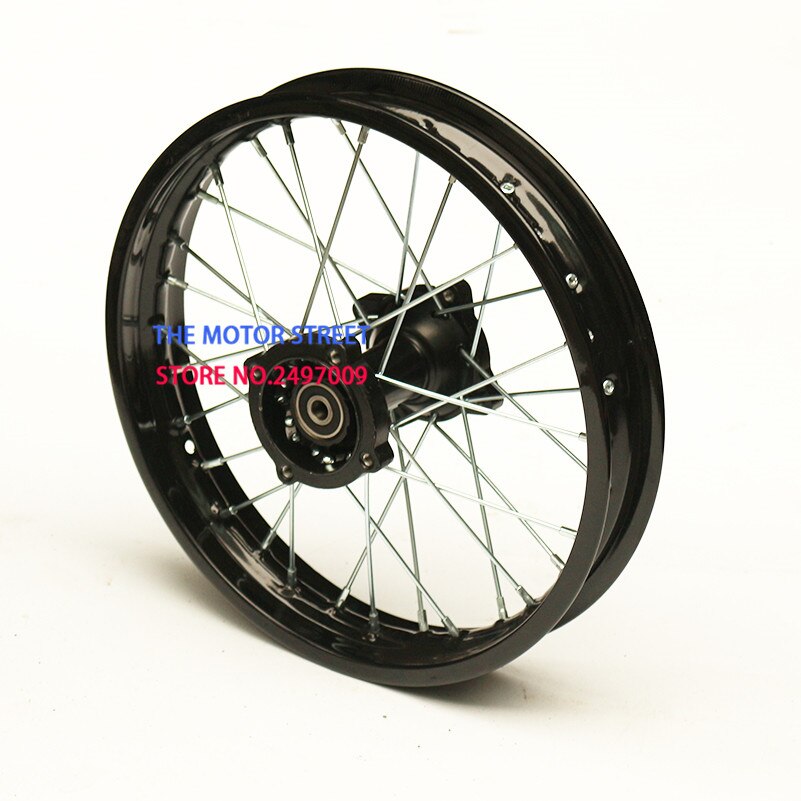 Aros negros de 1,85-12 pulgadas, llantas de acero para llantas de 80/100-12 pulgadas, para uso en llantas KLX CRF Apollo, accesorios para Motocross