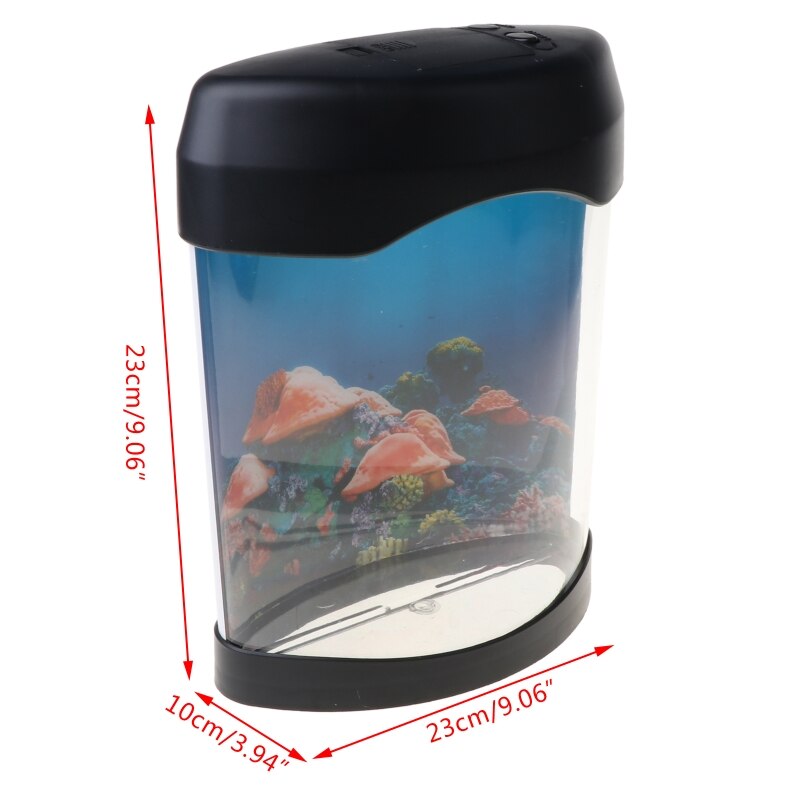 Kunstmatige kwallen aquarium tank nachtlampje kleurveranderende decoratieve lamp voor woonkamer kantoor winkelcentrum decoratie