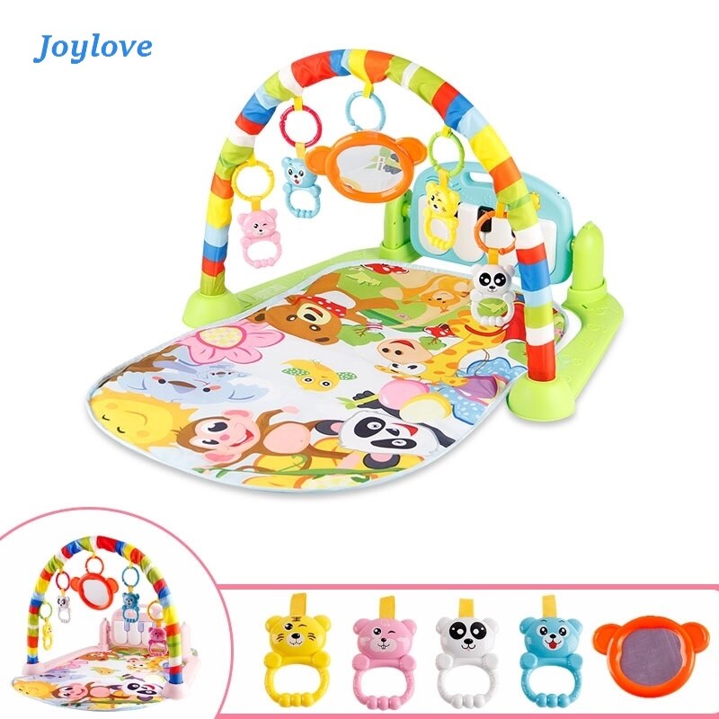 Joylove Baby Gym Puzzels Mat Educatief Rack Speelgoed Kindje Muziek Speelkleed Ontmoette Piano Toetsenbord Fitness Tapijt Voor Kids