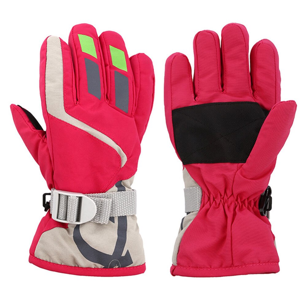 Winter Non-slip Ski GlovesWaterproof Warm Unisex Hockey Gloves Outdoor Sport Mountain Skiing Snowboard Gloves Kid Children