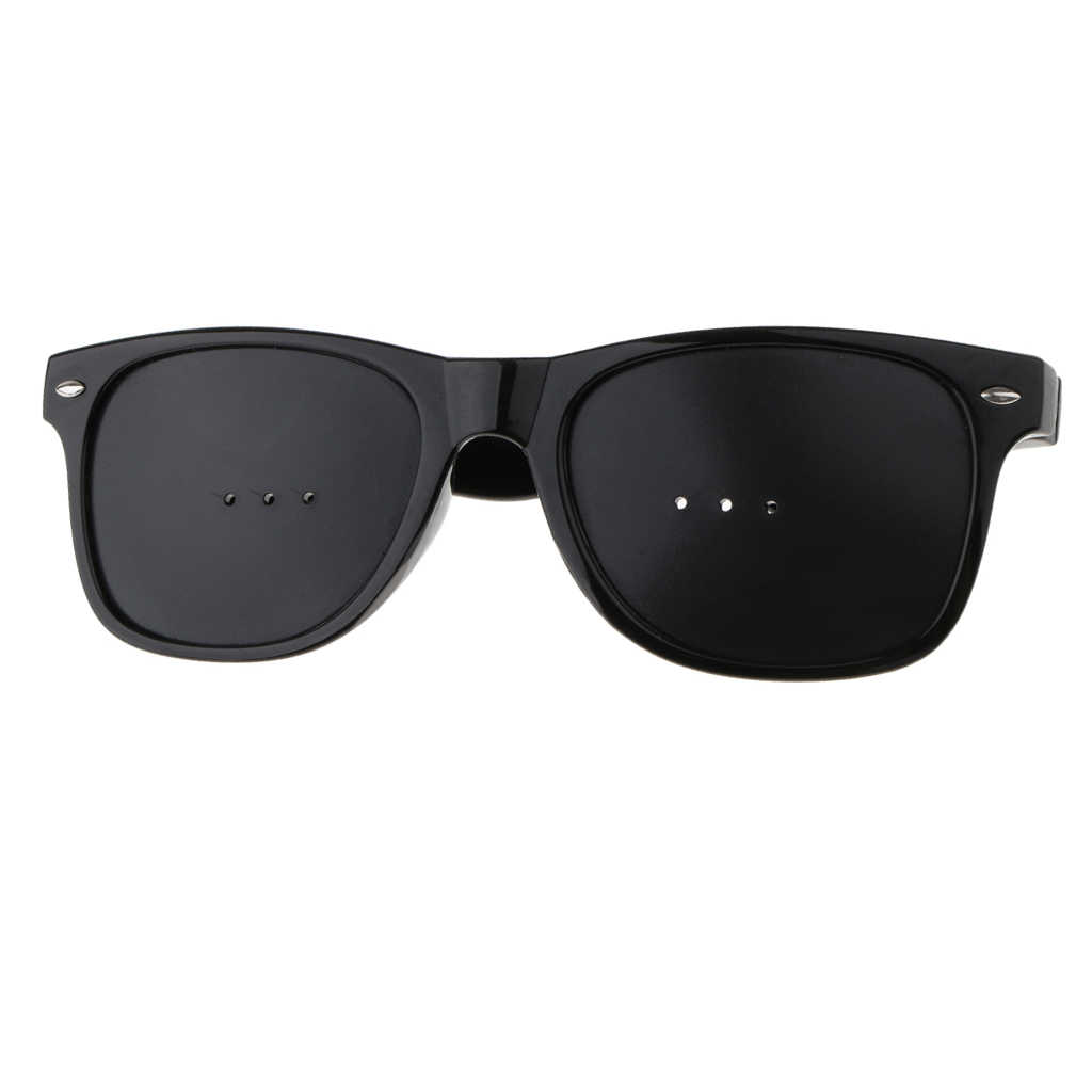 Plastic Pinhole Eyewear Glasses Eyesight Improve Training Reading Eyeglasses