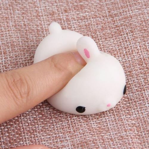 Cute Soft White Seal Stress Relieve Squeeze Healing Toy Adult Kids: Rabbit