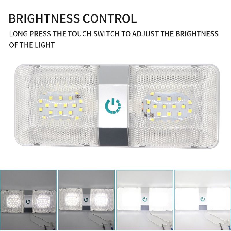 12V Led Rv Plafond Lichtkoepel Rv Interieur Verlichting Trailer Verlichting Voor Camper Rv