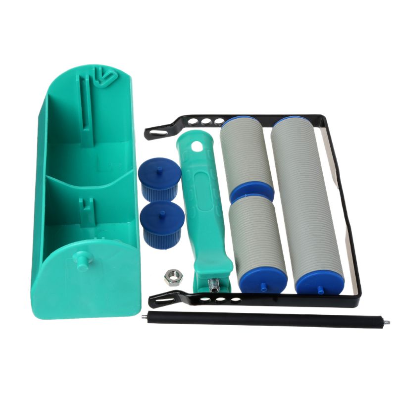 Podwójny kolor dekoracje ścienne farby maszyna robić malowania dla 7 Cal szczotka rolkowa narzędzie farba robić ścian ing farba robić ścian wałek malarski szczotka rolkowa