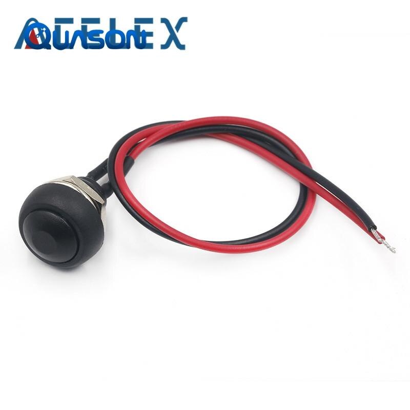 12mm PBS-33B Waterproof Momentary ON OFF Push Button Swithch Mini Round Switch