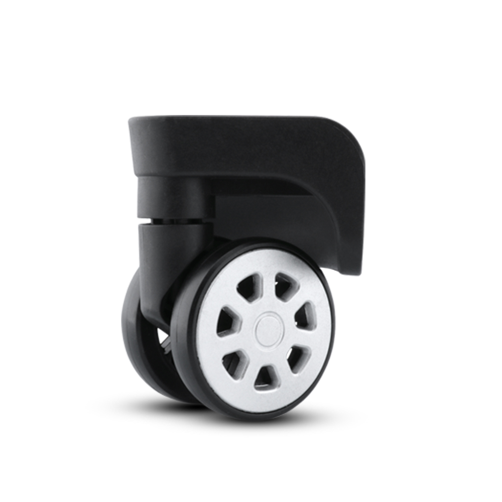 1 Pair of Universal Luggage Wheel Replacement Silent Balanced Wear-Resistant Universal Caster Luggage Accessories