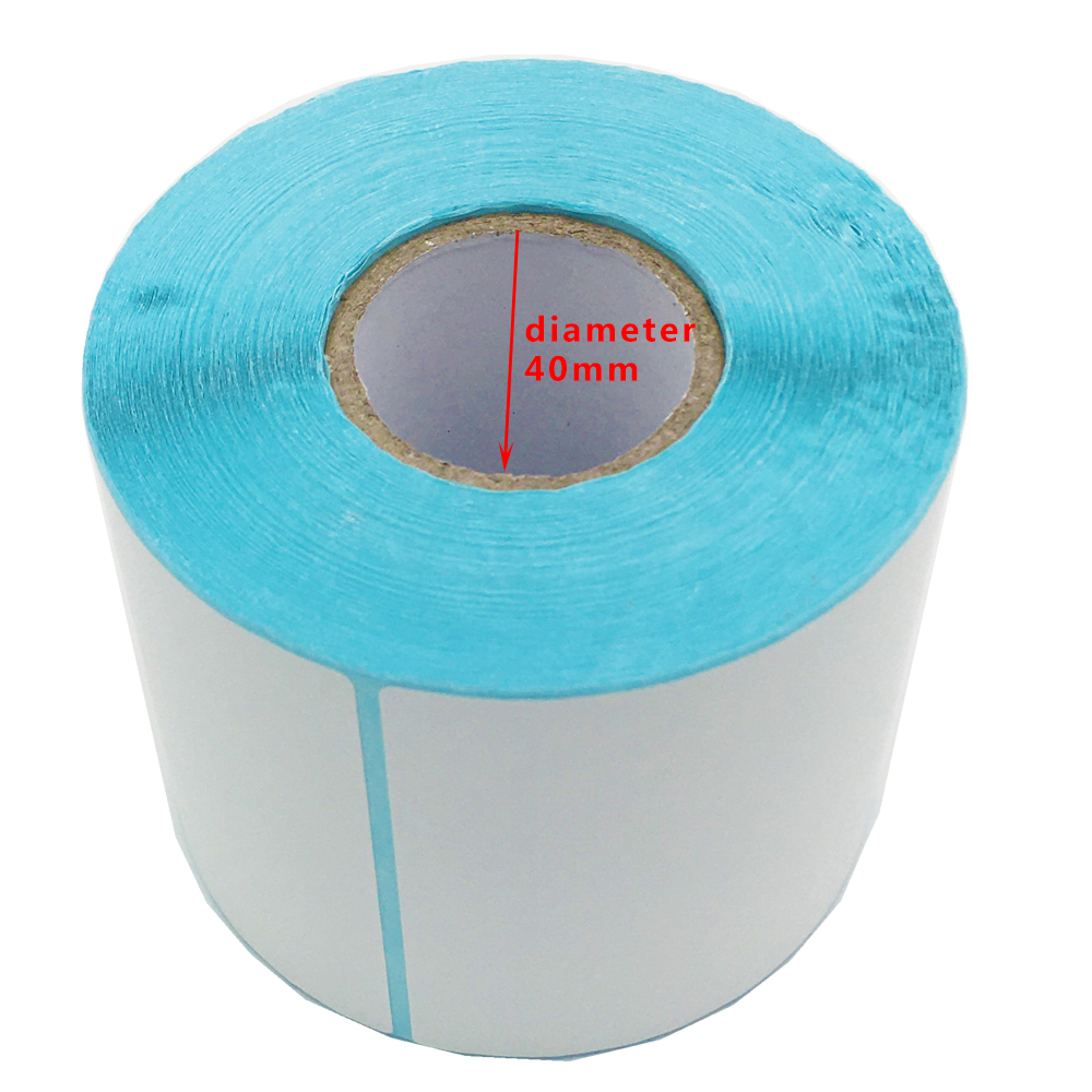 80x80-600sheets Thermal Label Sticker Paper Supermarket Price Blank Barcode Label Direct Print Waterproof Print Supplies