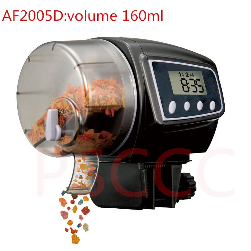 Digital LCD Automatic Fish Feeder Aquarium Tank Pond Auto Fish Feeder Timer Food Feeder Timer aquario alimento Pet Supplies: AF-2005D