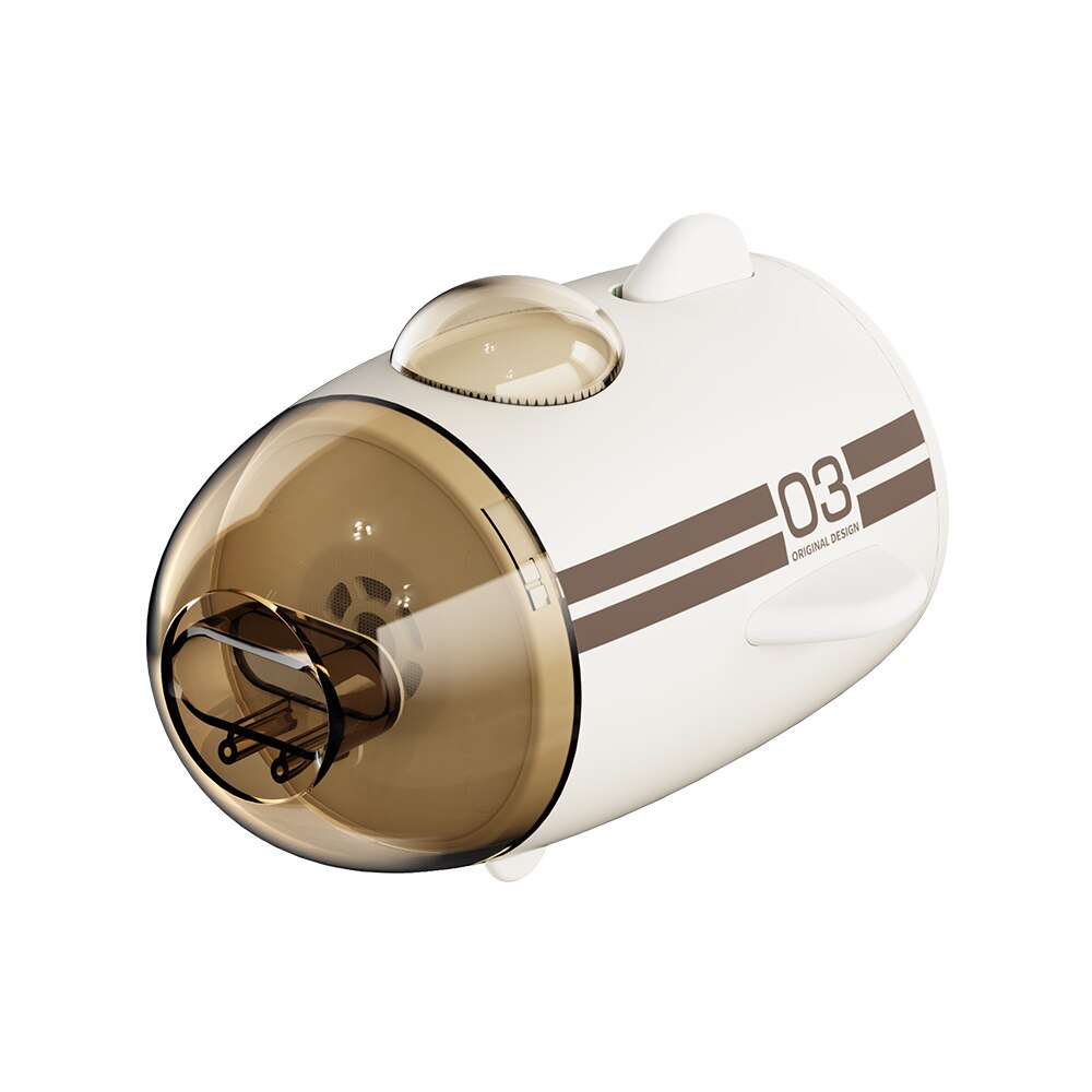 ROCK Mini Vacuum Table Vacuum Cleaner Space Capsule dust Cleaner Desktop Coffee Dust Collector For Home Office Desktop Cleaning: 1000Pa White