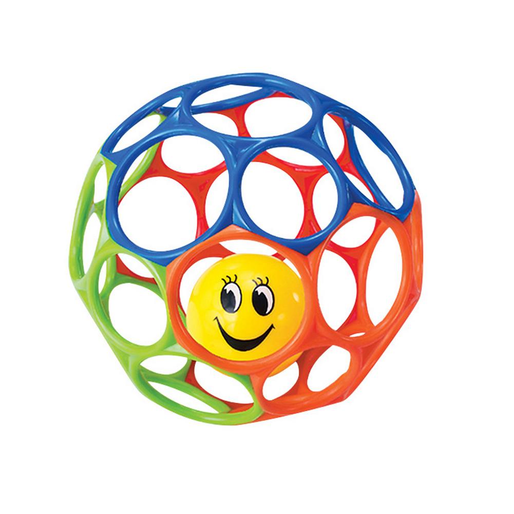 Baby Rattle Toy - Easy Grip Ball Hole Ball Toy Light-Weight Rattle Ball for Babies Little Boys Girls