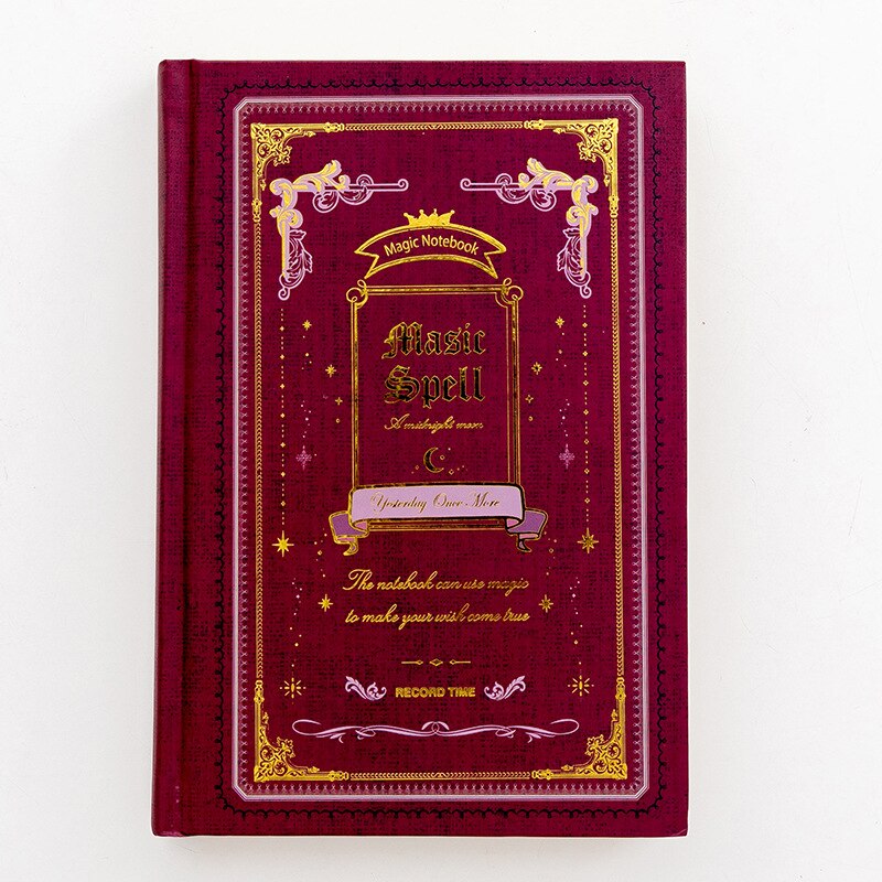 "magic spells versie 2 " hardcover groot dagboek vintage mooi dagboek zakelijk studie notitieboek briefpapier: A