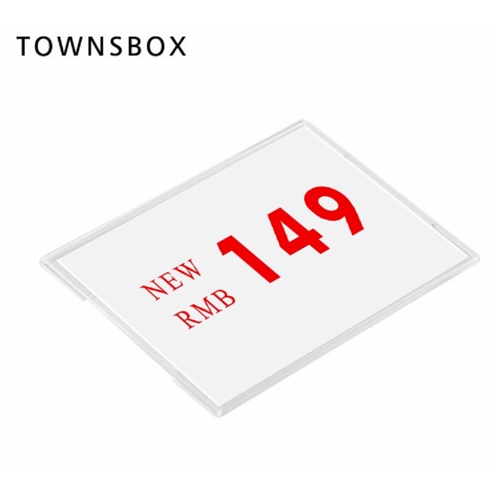 7 x 10cm akryl ram etiketthållare väggmonterad foto akryl ram platt fyrkantig namnkortshållare täcka papper prislapp display