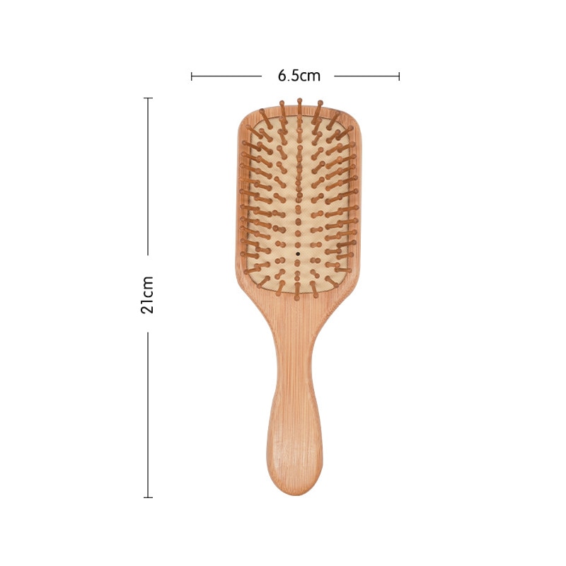 Premium Wooden Bamboo Hair Brush Improve Hair Growth Wood hairbrush Prevent Hair Loss Comb Bamboo Comb Teeth: A