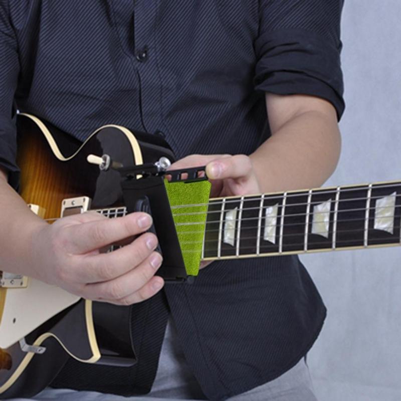 1 pcs Electric Guitar Bass Strings Scrubber Fingerboard Rub Cleaning Tool Maintenance Care Bass Cleaner Guitar Accessories