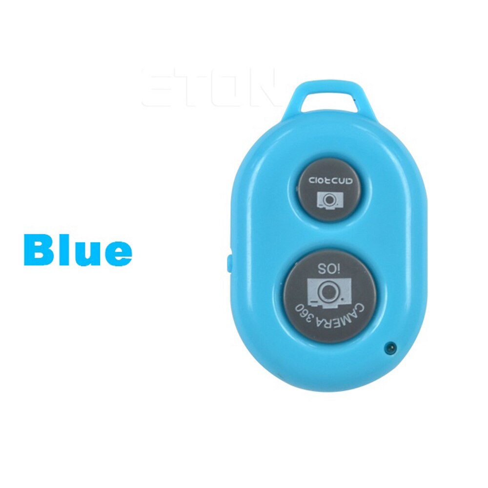 Kebidu Draadloze Bluetooth Zelfontspanner Ontspanknop Mini Camera Afstandsbediening Fotografie Accessoires Voor Iphone Voor Xiaomi: blue