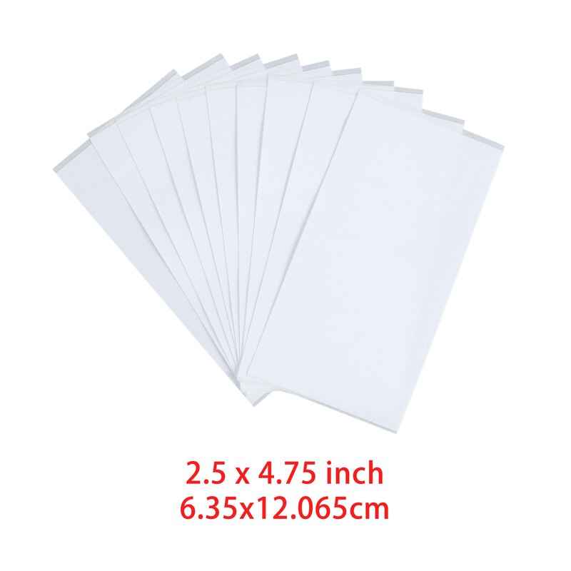 10 Sheets/pack 4 Sizes Clear Double Sided Adhesive Sheets for Diy Sticker Card Making Embossing Stencil Photo Albums: TT252