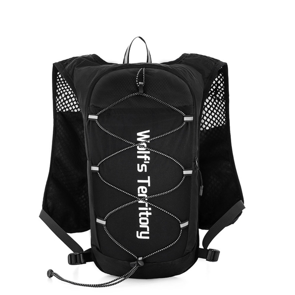 Ademende sportmarathonrugzak Waterdicht Ultralichte outdoor-wandelrugzak Meerdere zakken verstelbaar: witte kleur