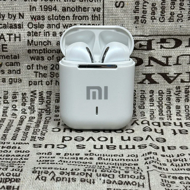XIAOMI Wireless Bluetooth Headphones In Ear Stereo Sports Earphone Ture Wireless Bluetooth Headset With Mic: WHITE