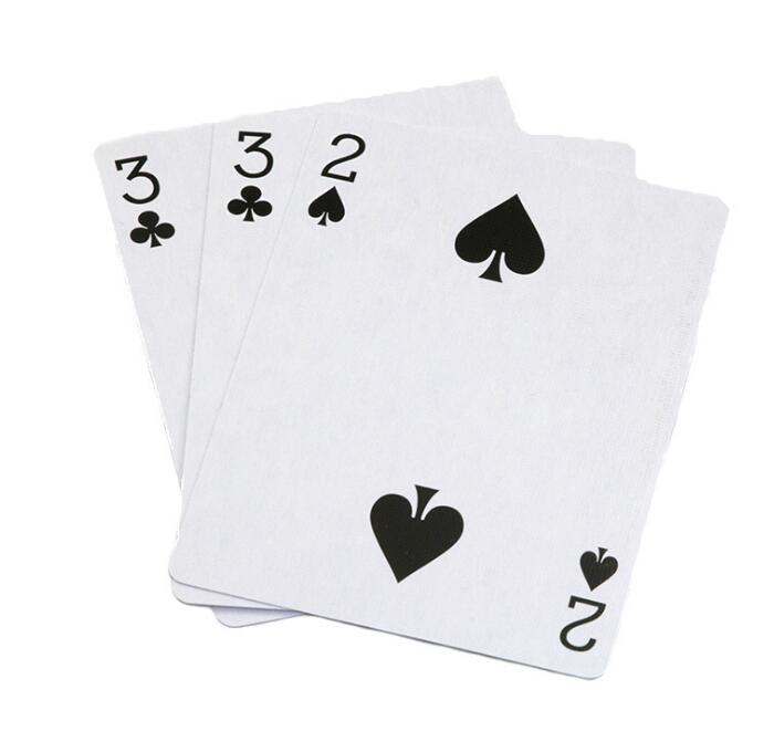 1 Set 3 Kaarten Monte Magie Kaart Drie Card Poker Monte Kaart Truc Klassieke Goocheltrucs Voor Close Up magic Illusie