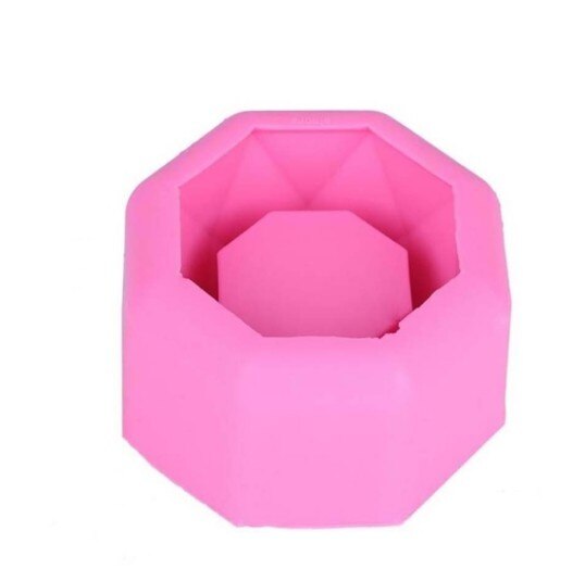 Silicone Mold DIY Handmade Silicone Concrete Mold Geometric Polygon Succulents Flower Pot Holder Mold Office Decoration: BK1130