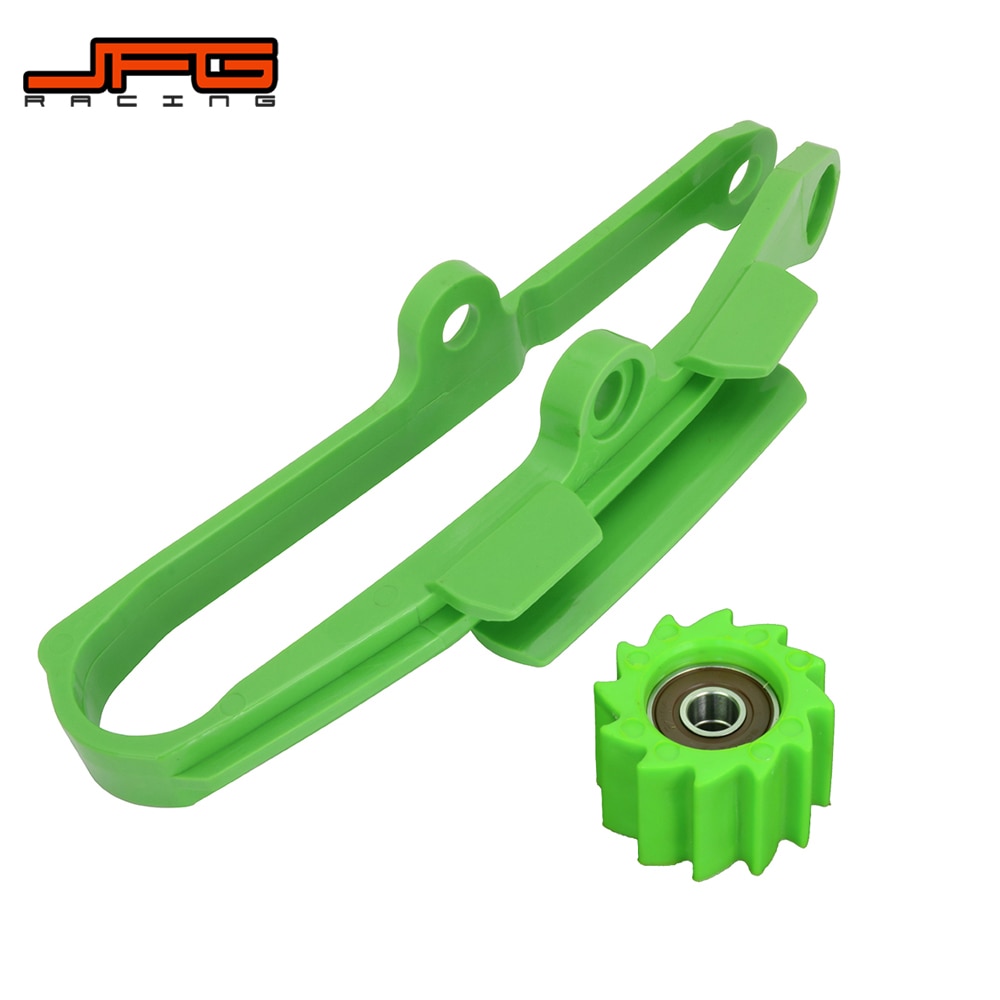 Motorcycle Green Chain Slider Guide Swingarm Rolle... – Vicedeal