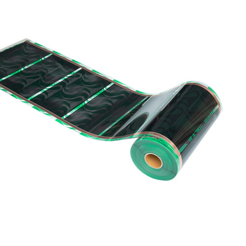 220V Infrared Floor Heating Film Healthy Underfloor Heating Carbon Film Heater For Home Bedroom Winter 0.5/2/4M Length