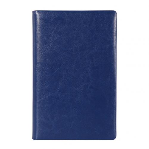 Faux Leather Portable Travel A5 Student Notebook Diary Notepad School Stationery: Blue