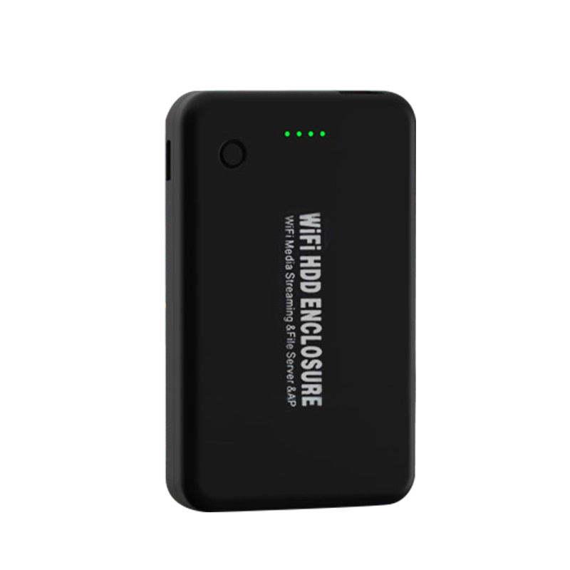 Boîtier WIFi Portable en plastique usb 3.0 costume 2.5 ''hdd boîtier ssd à sata batterie externe 4000mh avec boîtier wifi hdd