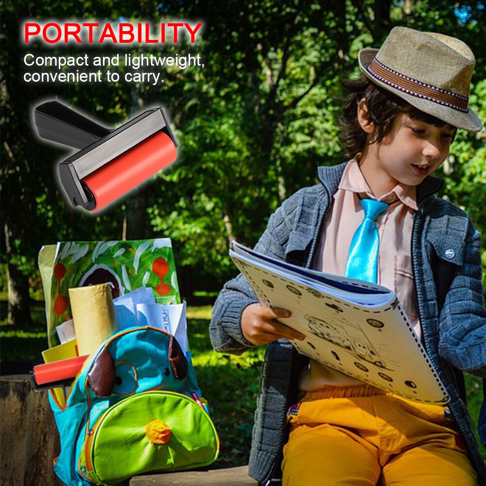 Oil Painting Plastic Roller Widened Handle Roller DIY Oil Painting Roller Home Office Room Wall Painting Tool