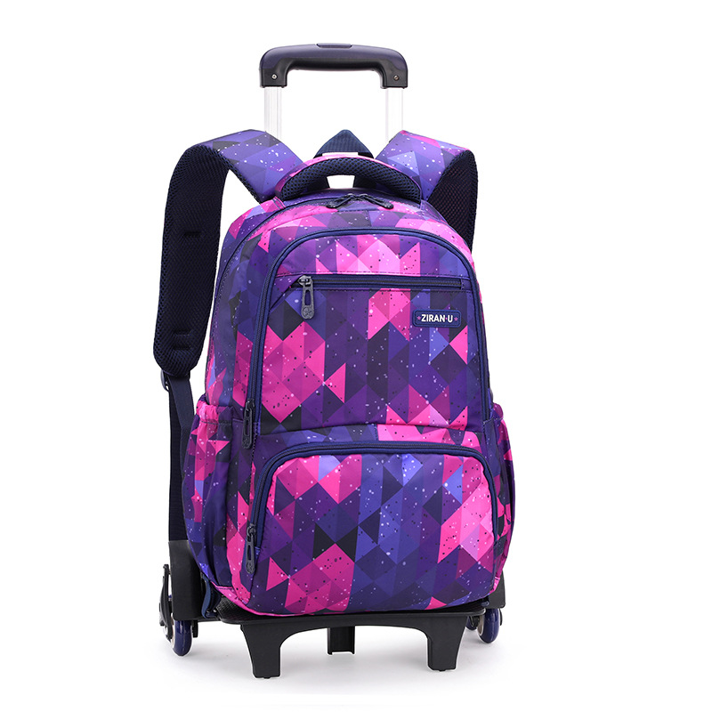 Schoolrugzaktas met wielen Terug naar school Rolling Bags Student-rugzak op wielen voor jongensmeisjes Kinderen Schooltrolleytas