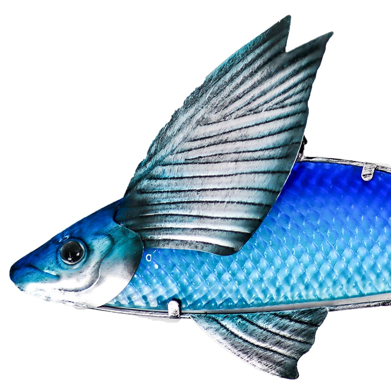 Statue murale de poisson en verre en métal, décoration pour la maison ou le Jardin, Sculpture Miniature d'extérieur pour Jardin, statue murale