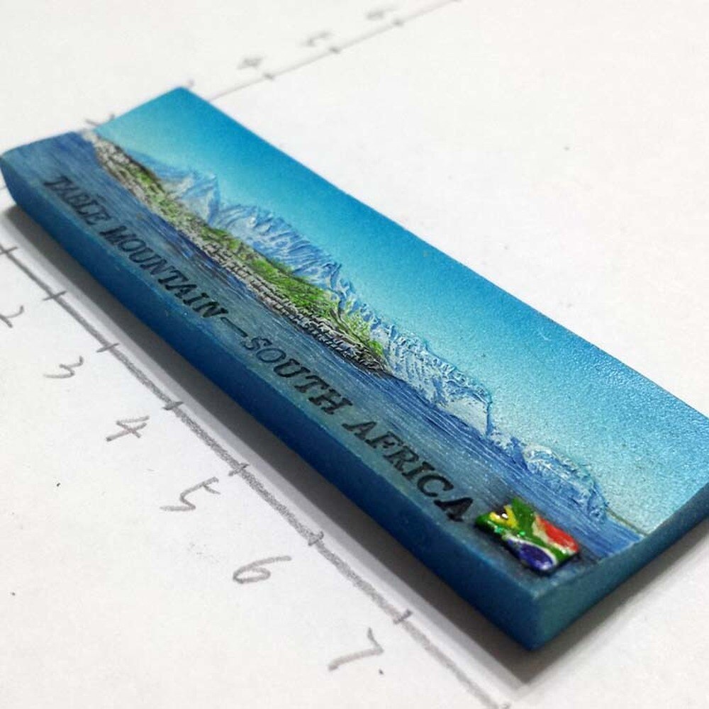 BABELEMI 3D stereo Magnetic Fridge Magnet Resin South Africa Capetown Table Mountain Magnetic Refrigerator Stickers Home Decor