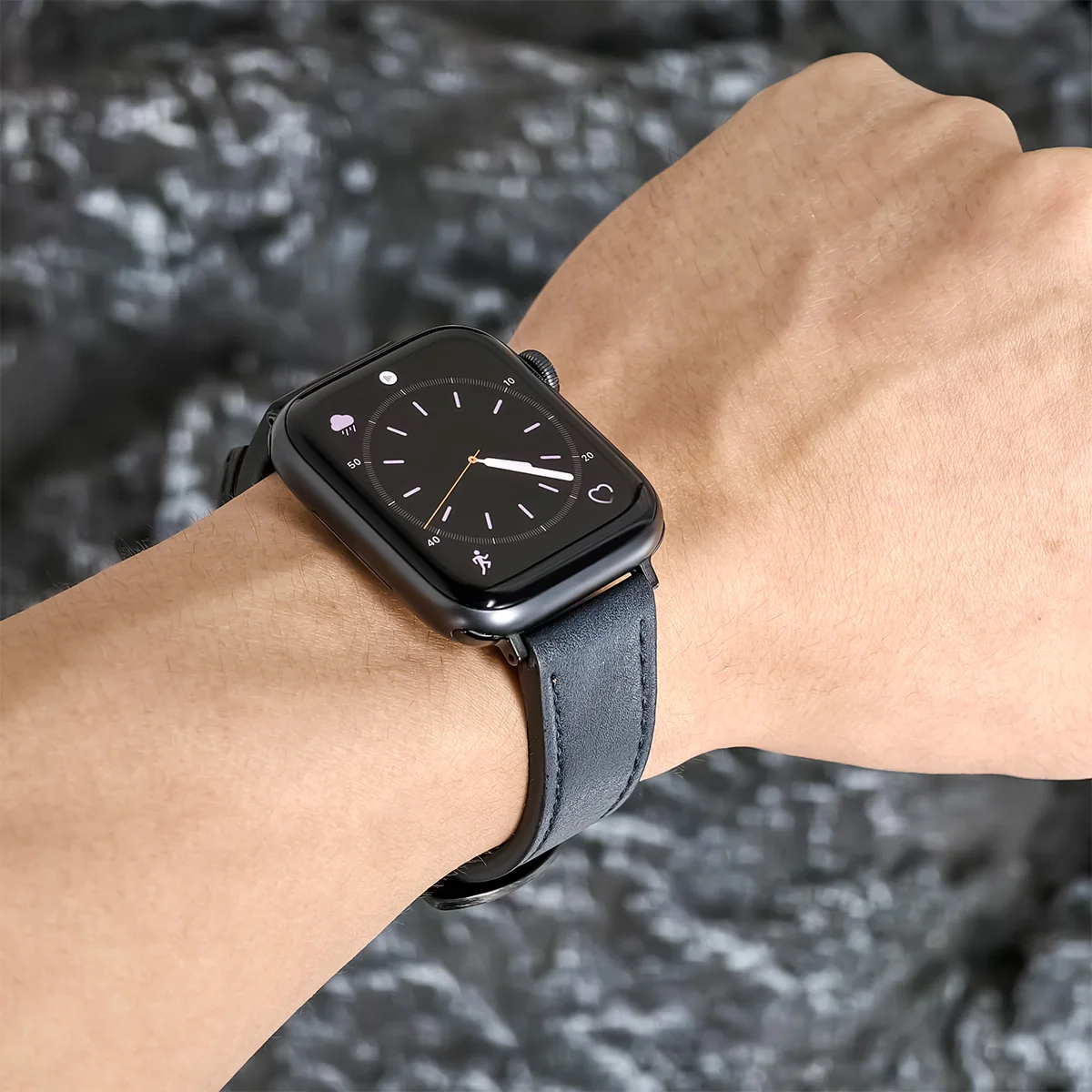 Correa de reloj de piel de becerro para Apple – Grandado