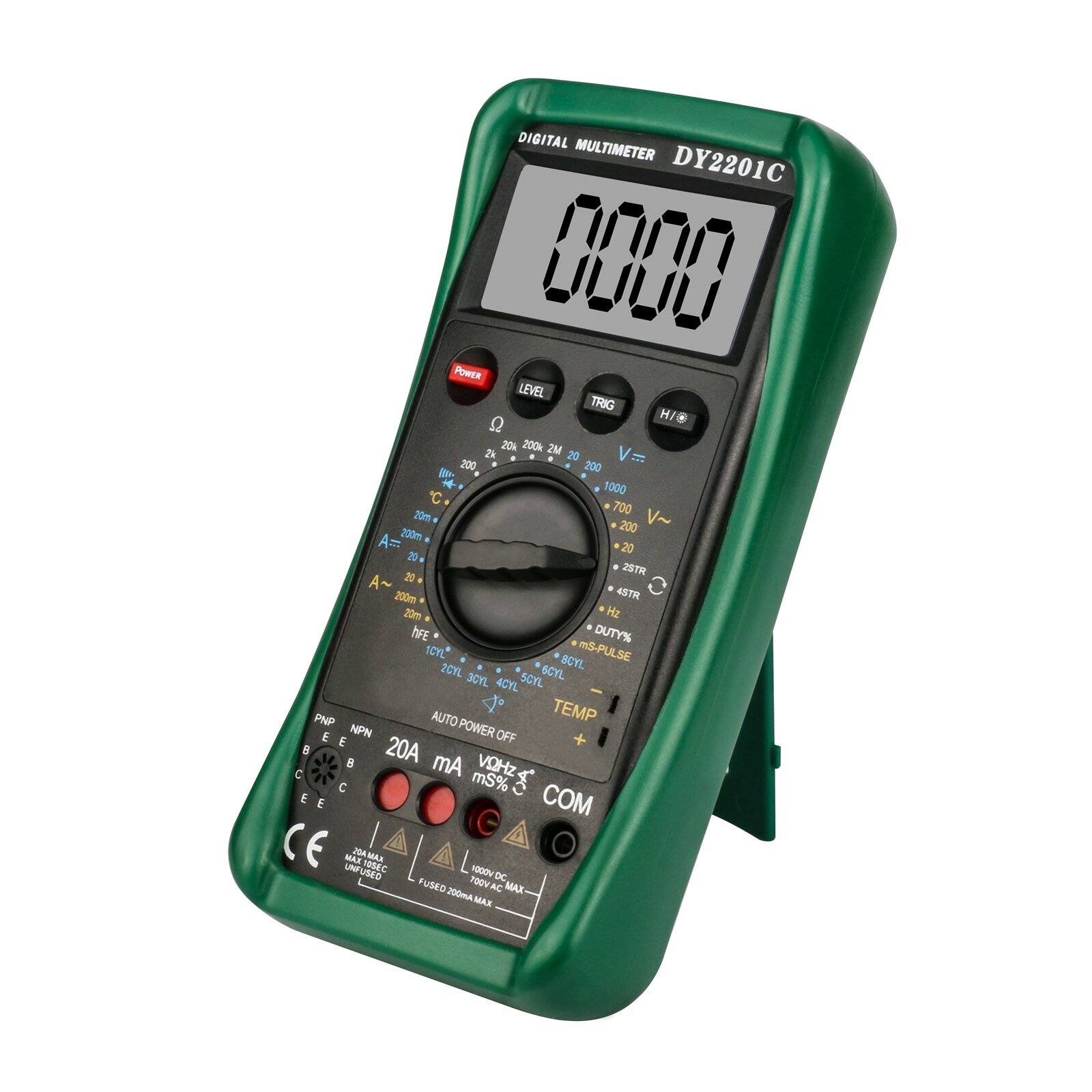 DY2201C Auto Maintenance Multimeter Temperature Frequency Duty Cycle Engine Speed Upgraded Version