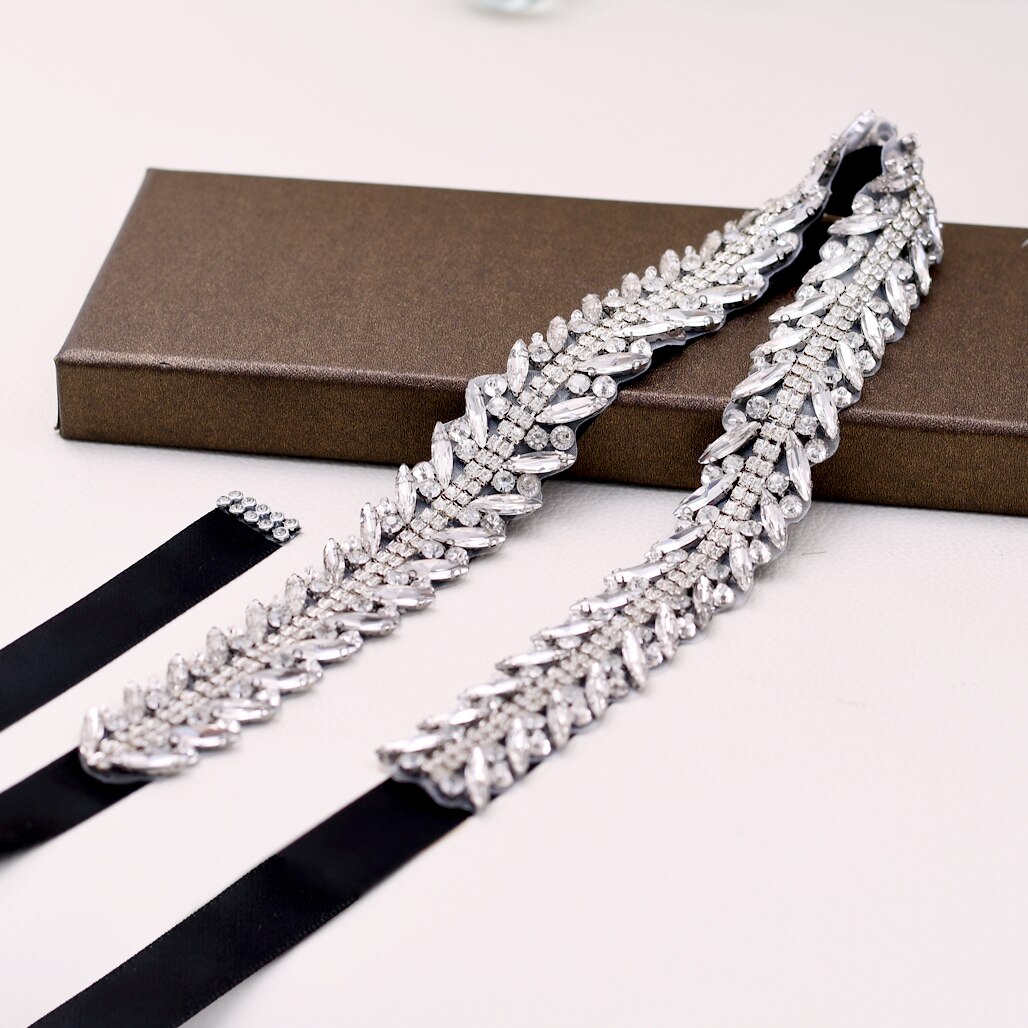 Ceinture de mariée en strass scintillant ZMS465, accessoires de fête d'anniversaire, de bal pour filles, décoration de demoiselle d'honneur