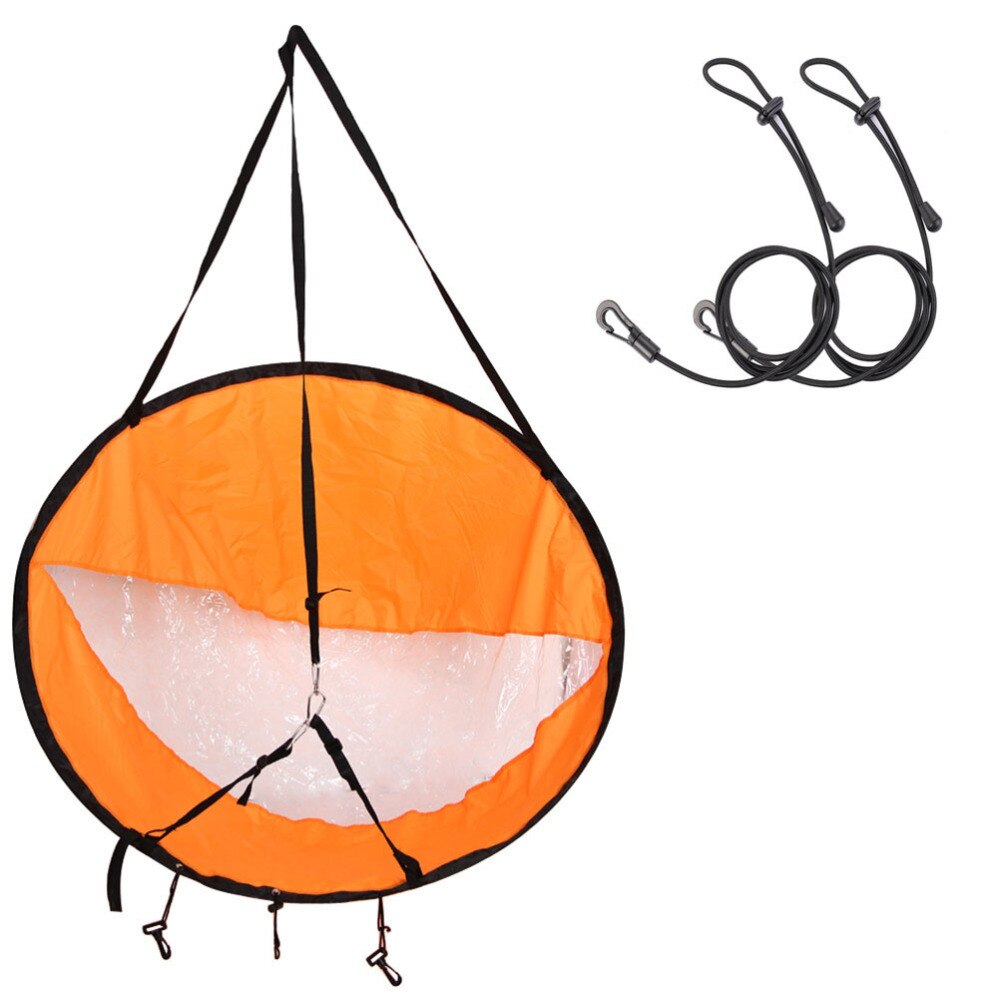 1 Set Foldable Kayak Boat Wind Sail Canoe Paddle Board Sailing Downwind Sail Kayak Canoe Paddle Accessories for Outdoor (Ora