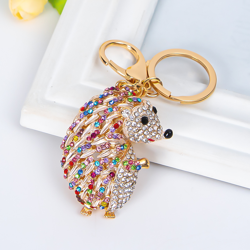 Egel Speelgoed Sleutelhanger Ring Hanger Knuffel Dier sleutelhanger Auto Tas Prachtige Kleine Hanger Paar Sleutelhanger