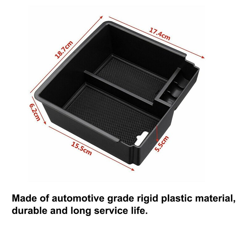 for Ford Ranger 12-19 Tray Armrest Storage Box Center Console Interior Bin