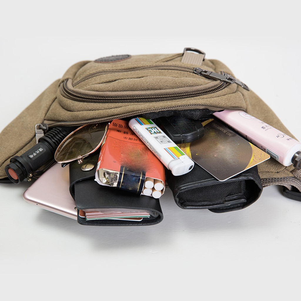 Man Mode Riem Tas Fanny Packs Multifunctionele Waterdichte Chaos Bum Bag Rits Pocket Duurzaam Mannen Heuptas Taille Pack # LR2