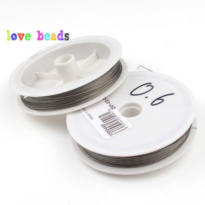 Staal Kleur Tone Kralen Draad 0.3/0.38/0.45 Mm Gecoat Roestvrij Stalen Koord Lijn Handgemaakte Diy Voor Sieraden maken Vinden Armband