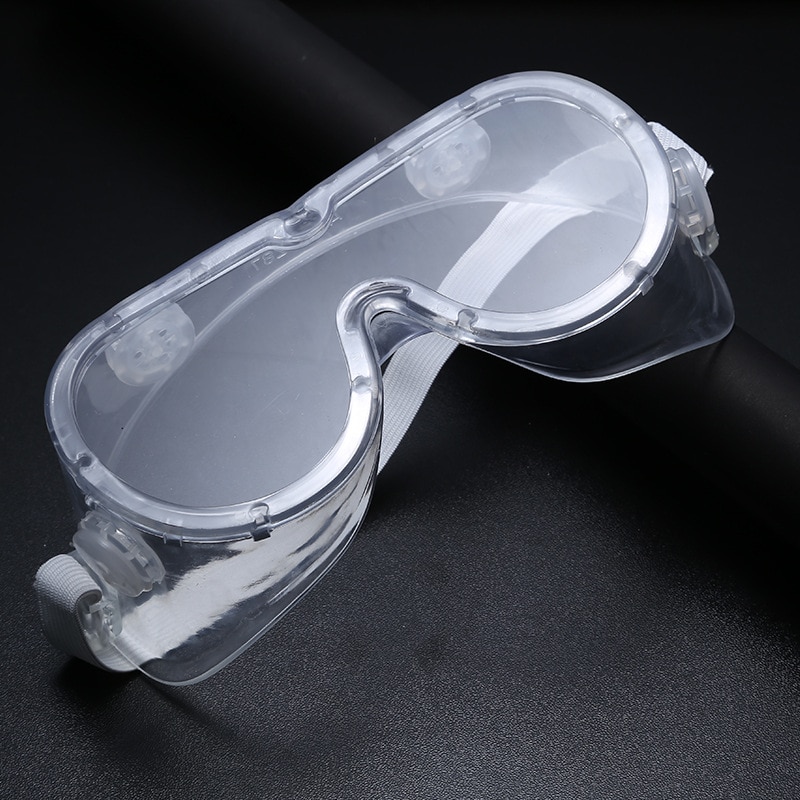Gennemsigtige sikkerhedsbriller vindtæt slagfast blok virus sikkerhedsbriller til gør-det-selv spil snedker reparation øjenbeskyttelse